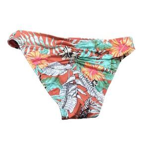 Bikini Lab Palm Print Bikini Bottom Lined Women's Size Large NWOT